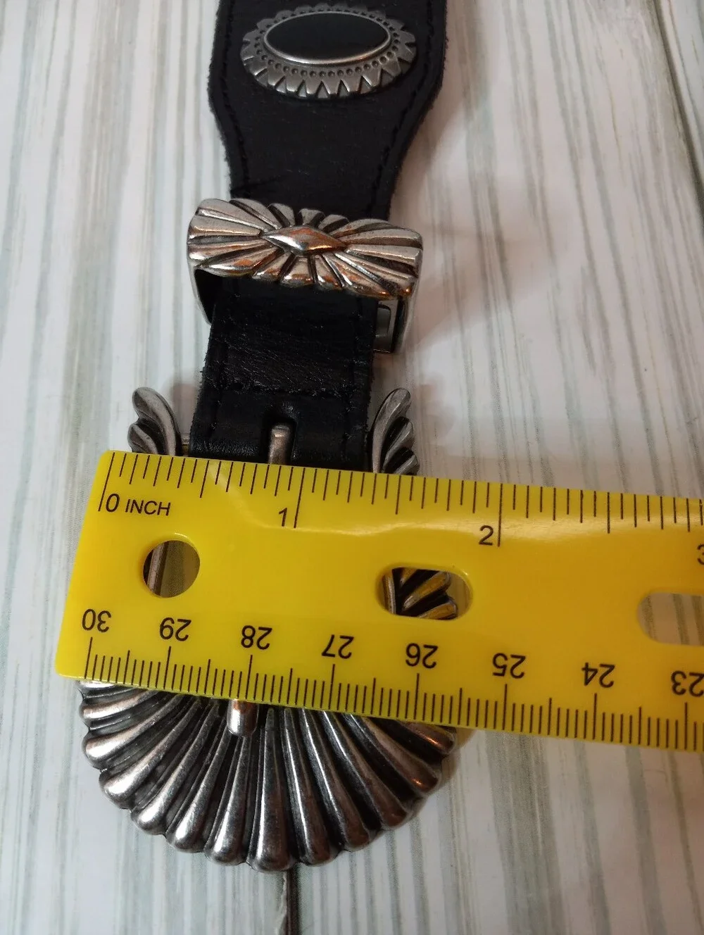 Shyanne Concho Western Leather Belt